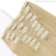 Iced Latte - Double Wefted Lace Full Head Clip in Human Hair Extensions